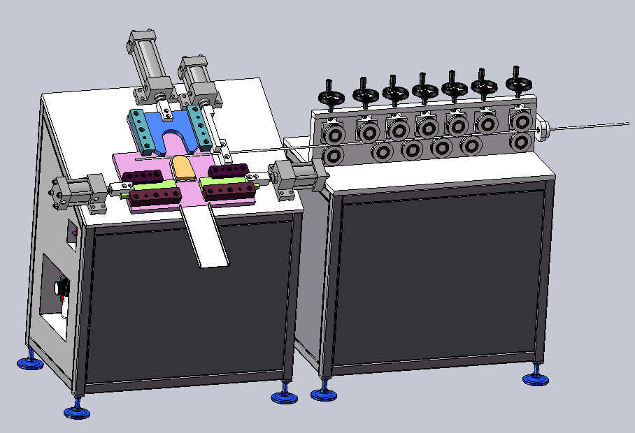 连续自动切断折弯机sw18可编辑